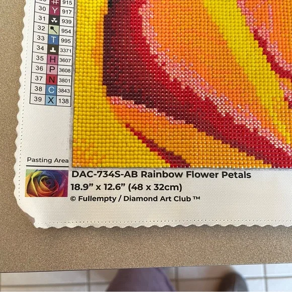 COMPLETED Rainbow Rose Diamond Dotz - Picture 2 of 5